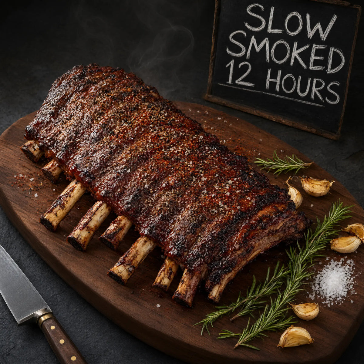Beef ribs and blackcurrant hardsoda