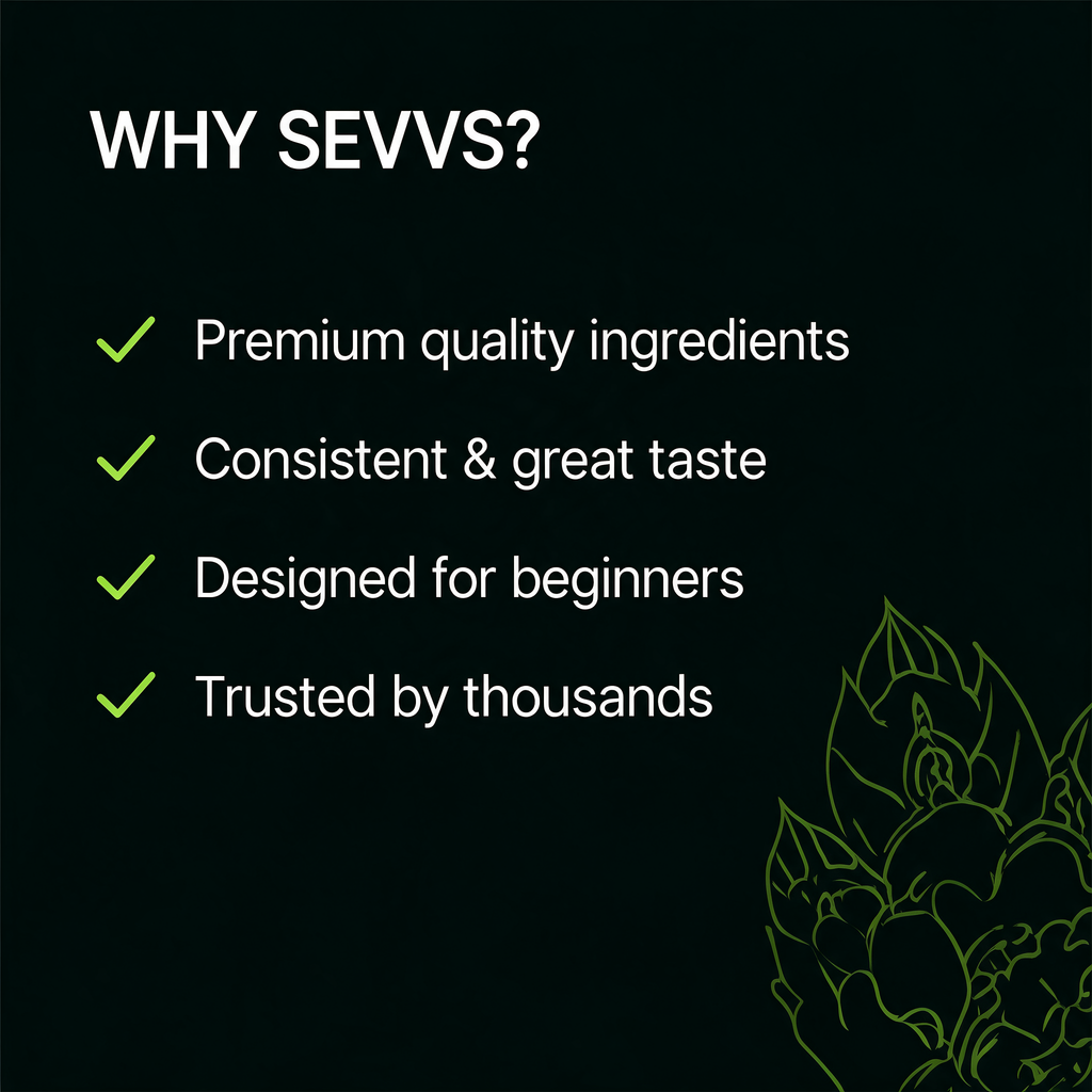 SEVVS Home Brew IPA Kit