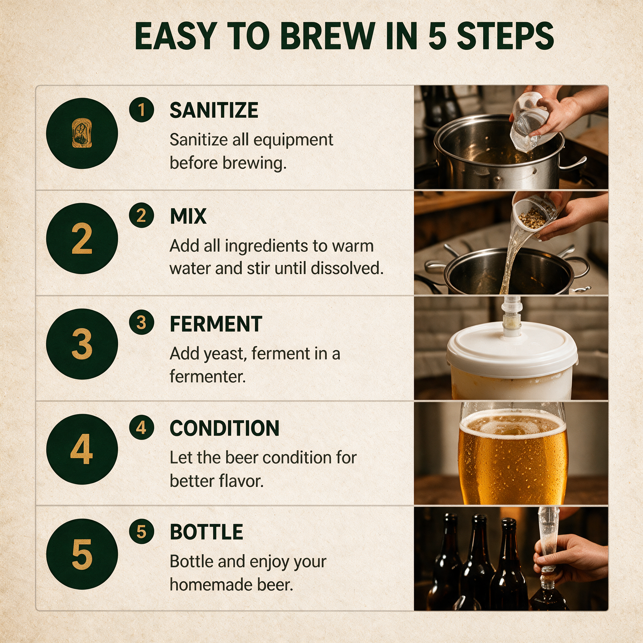 SEVVS Longjing Wheat Beer Brewing Kit