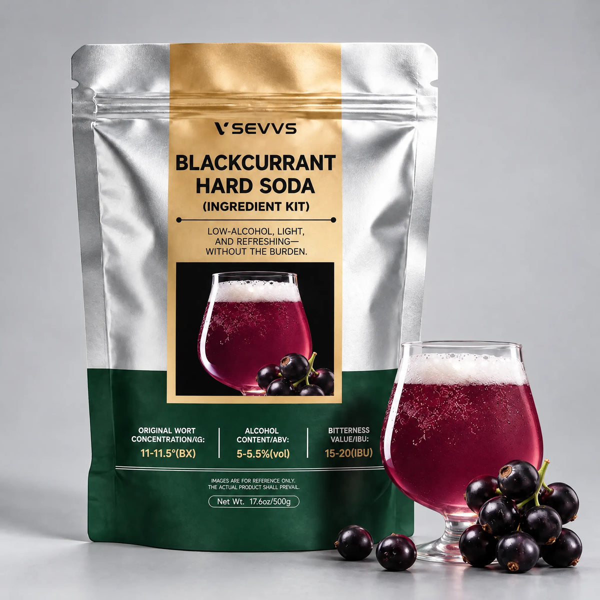 SEVVS Blackcurrant Hard Soda Ingredient Kit