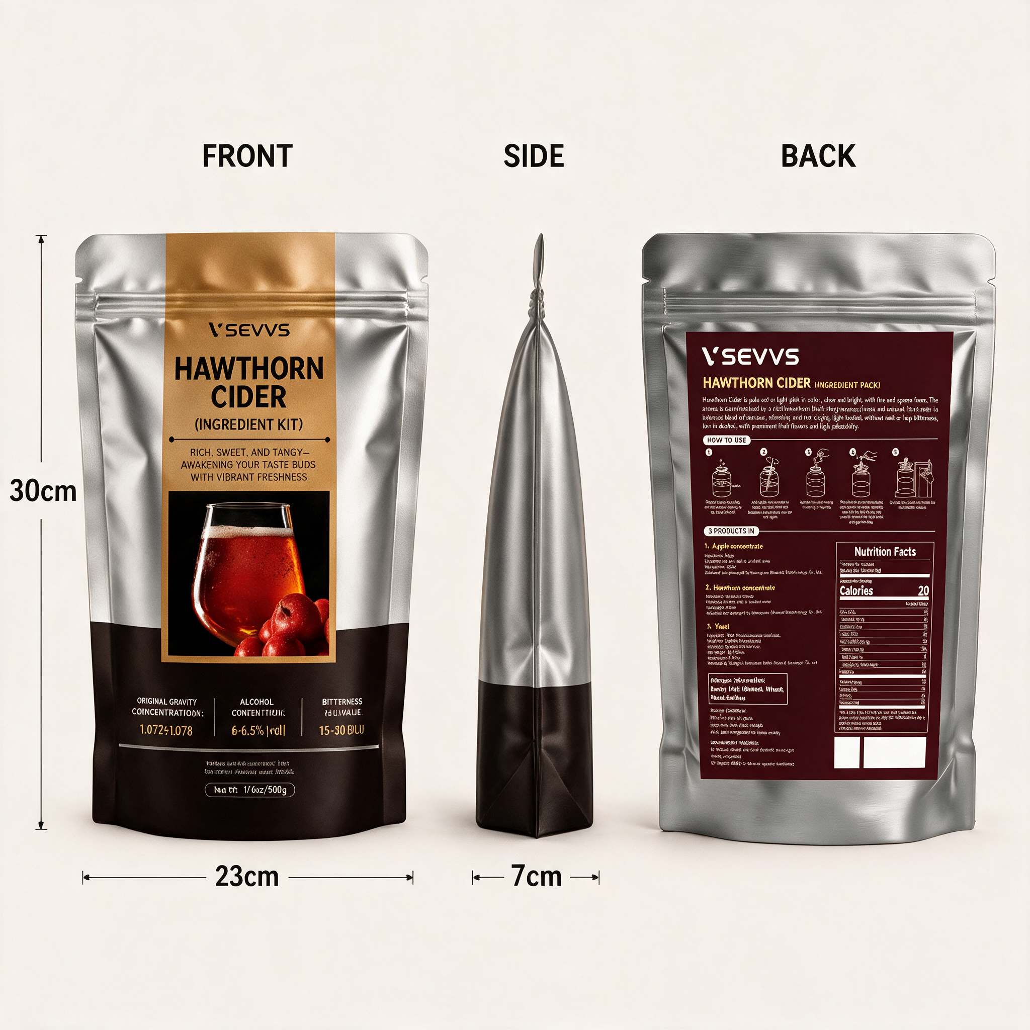 SEVVS Hawthorn Cider Ingredient Kit