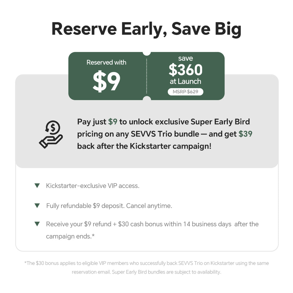 SEVVS Trio Deposit Reservation