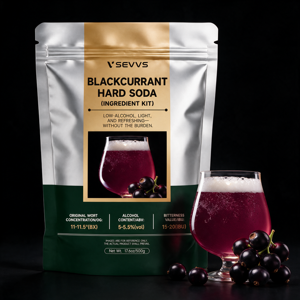SEVVS Blackcurrant Hard Soda Ingredient Kit