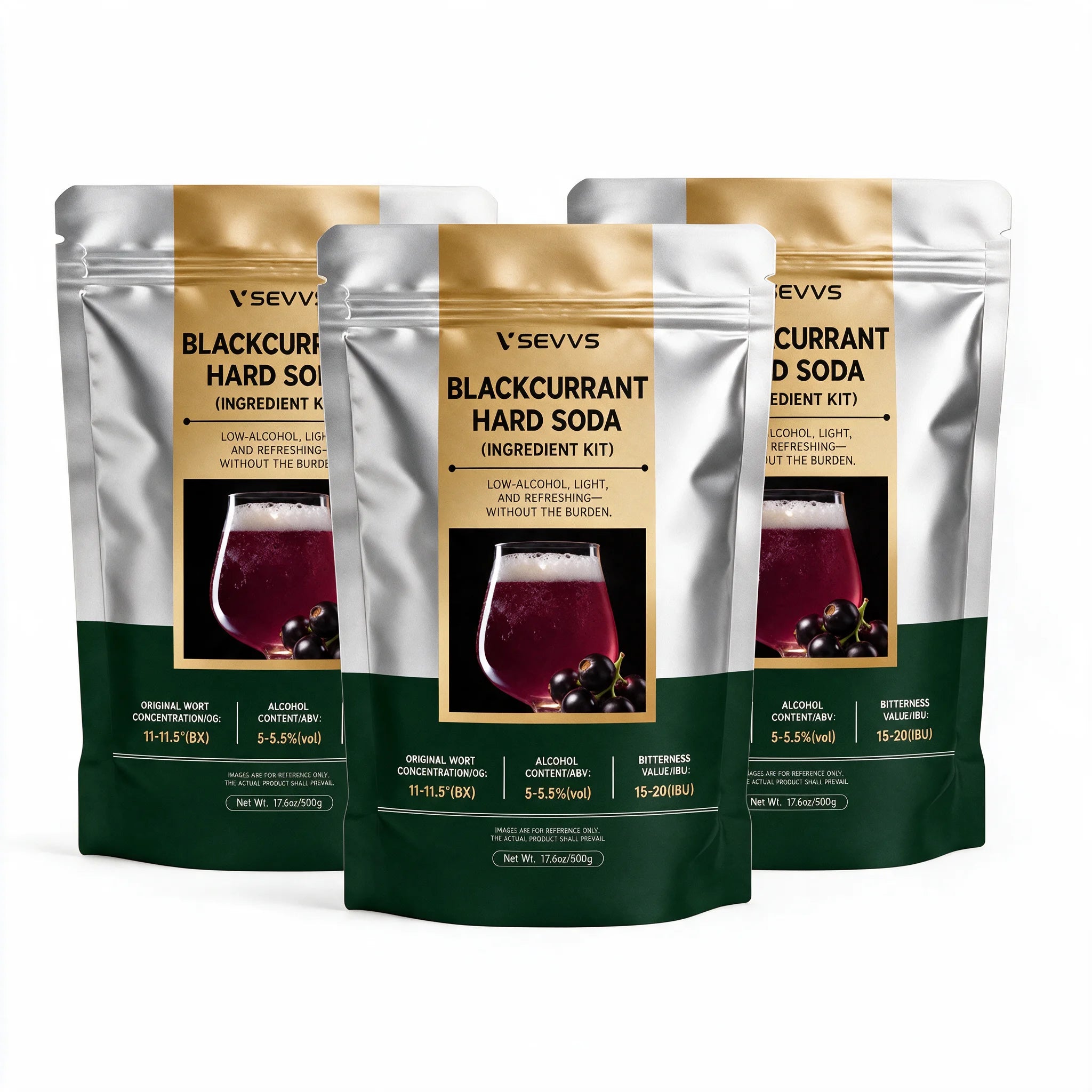 SEVVS Blackcurrant Hard Soda Ingredient Kit