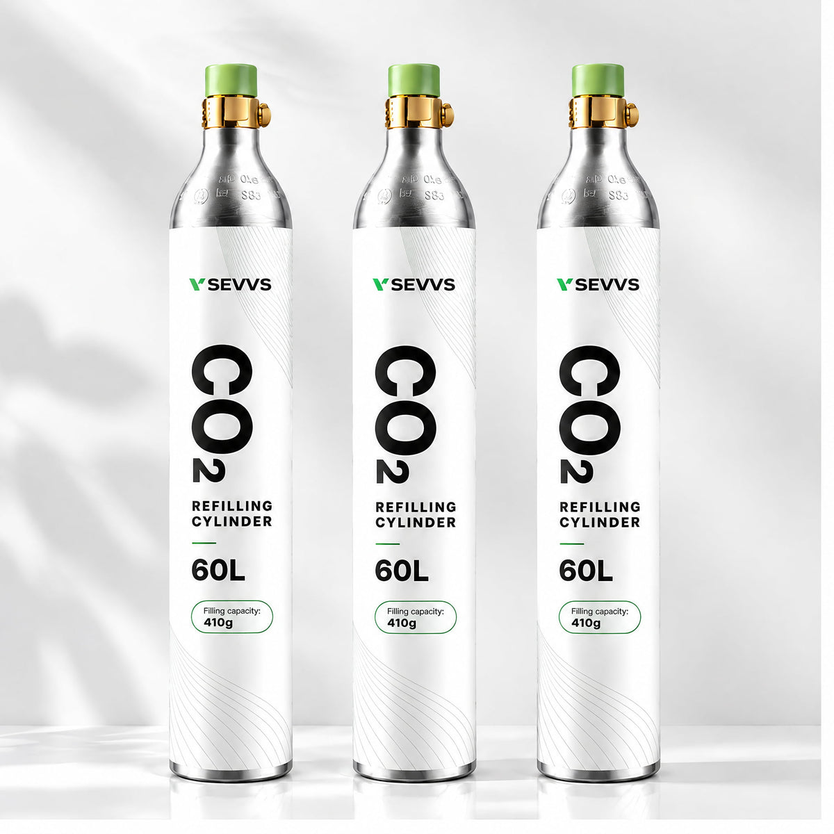 SEVVS Brewing Gas Cylinder - Carbon Dioxide