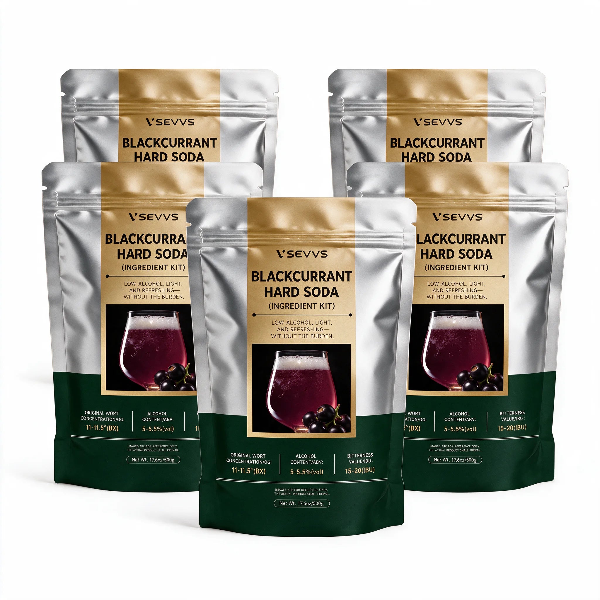 SEVVS Blackcurrant Hard Soda Ingredient Kit