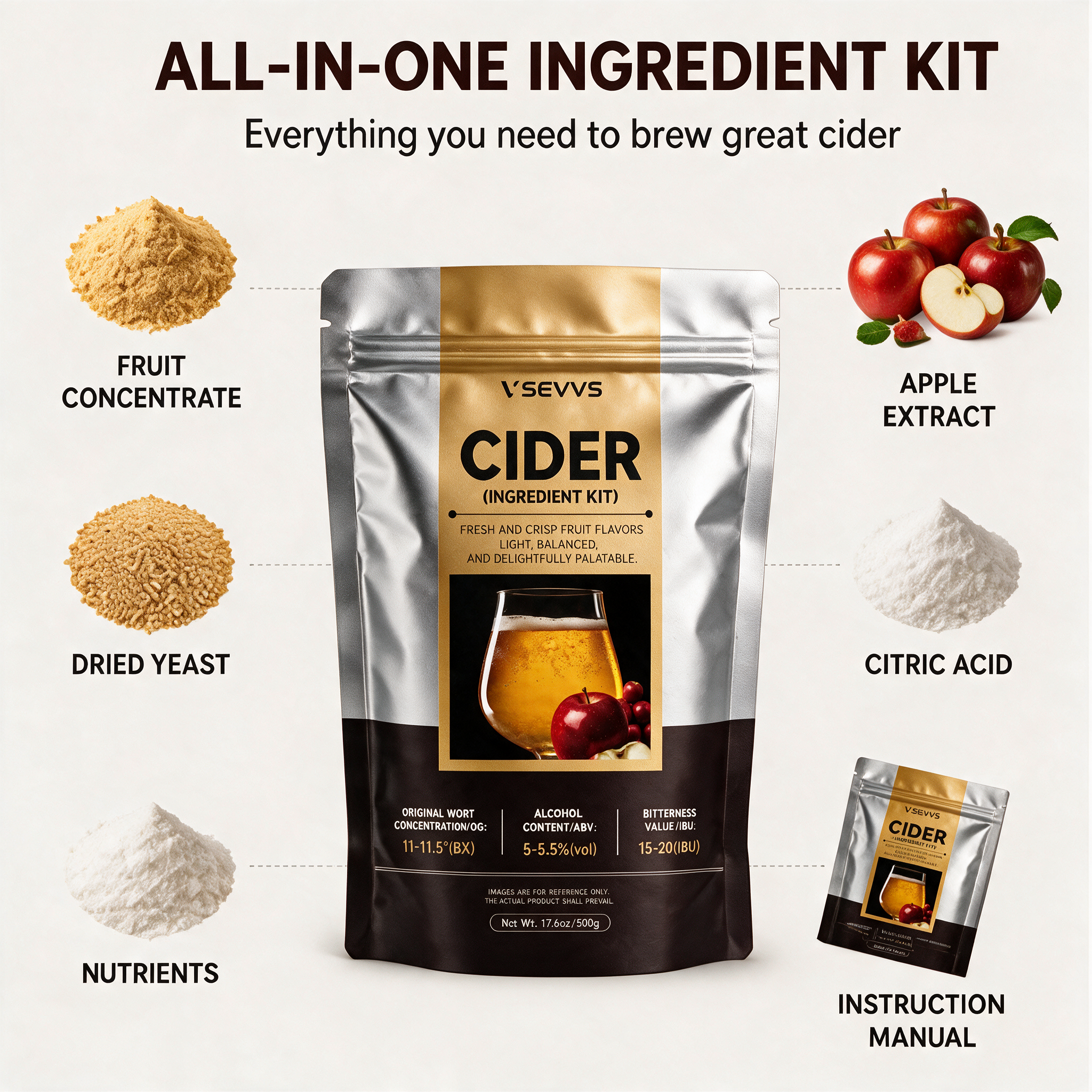 SEVVS Home Brew Cider Kit